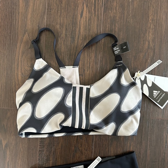 NWT Adidas Marimekko Aero impact Support Bra Size S and Leggings Size M - Picture 3 of 8
